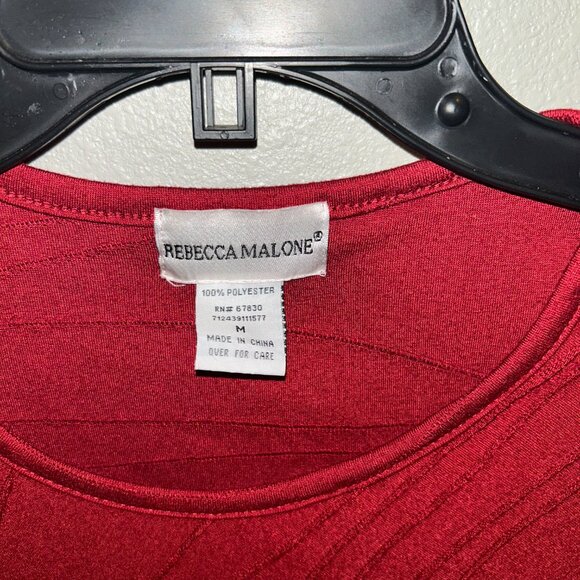 Rebecca Malone Textured Knit Top -- Size Medium - Picture 3 of 5